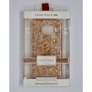 NWT Rose Gold Karat Galaxy s7 Case